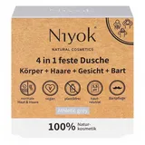 Niyok 4in1 Feste Dusche Athletic grey 80 g