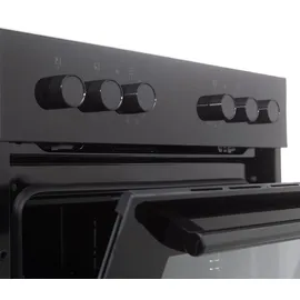 Telefunken ECH65A-B2 Einbauherd-Set | Backofen mit Grill & Umluft | Glaskeramik-Kochfeld