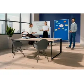 Franken mobiles Whiteboard 200,0 x 100,0 cm weiß lackierter Stahl