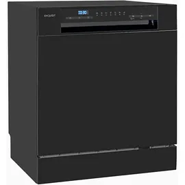 Exquisit GSP508-030D Tischgeschirrspüler (freistehend, 550 mm breit, Schwarz)