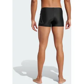 adidas Big Bars Boxer-Badehose Black/White XS