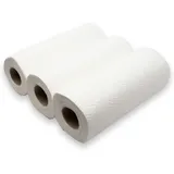 DayBays 320 Rollen Küchenrolle 3-lagig 50 Blatt Zellstoff Extra Weich Weiß