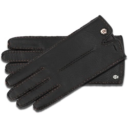 ROECKL Handschuhe Damen Hirschleder Handnaht Black   