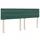vidaXL Boxspringbett mit Matratze Dunkelgrün 180x200 cm Samt