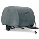 Lemodo Wohnwagen Schutzhülle L 340 x 195 x 185 cm Grau