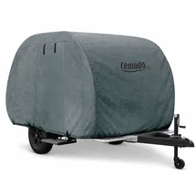 Lemodo Wohnwagen Schutzhülle L 340 x 195 x 185 cm Grau