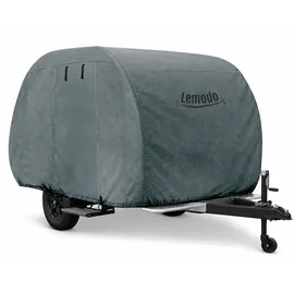 Lemodo Wohnwagen Schutzhülle L 340 x 195 x 185 cm Grau