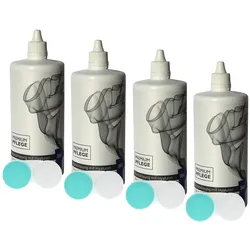 Premium Pflege - Kombilösung mit Hyaluron 4x 360ml Kontaktlinsen