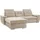 exxpo - sofa fashion Ecksofa EXXPO - SOFA FASHION "Derby Inkl. Kopfteilverstellung, wahlw. Bett & Bettkasten, L-Form", beige, B:277cm H:92cm T:206cm, Sofas, Ecksofa, EXTRA an Komfort zum Relaxen, Entspannen und Wohlfühlen