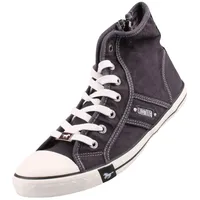 Mustang Damen High Top Sneaker Schwarz,