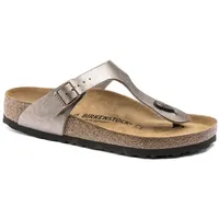 Birkenstock Gizeh Taupe Irise Schmale Sandalen - Grey - EU 41