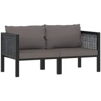 vidaXL 2-Sitzer Sofa anthrazit