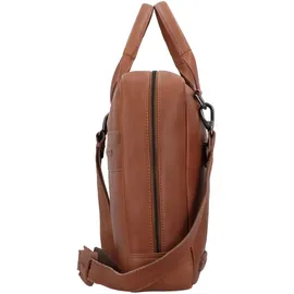 Plevier Structure Lloyd Aktentasche Leder 43 cm Laptopfach braun