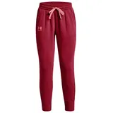 Under Armour Rival Fleece Jogginghose Damen pink S 2022 Laufhosen