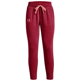 Under Armour Rival Fleece Jogginghose Damen pink S 2022 Laufhosen