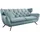 KAWOLA 2,5-Sitzer Charme Cord hellblau