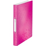 Leitz WOW Ringbuch 2-Ringe pink-metallic