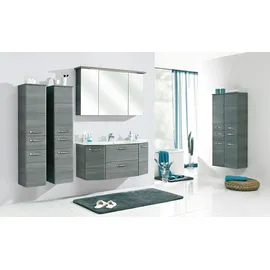 Sconto Waschtischunterschrank 111 x 51,5 x 48 cm Grau