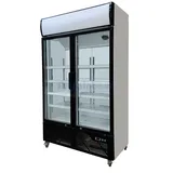 A&S polarny Gastro Getränkekühlschrank Gewerbekühlschrank Flaschenkühlschrank 800L 2 Türen