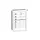 VCM Wandvitrine Vitrosa Mini 59 x 18 x 91,3 cm Silber