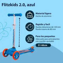 Hudora Flitzkids 2.0 blau