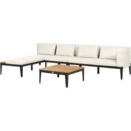 Beliani Bracciano Lounge Set 2-teilig hellbraun