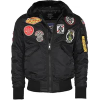 Top Gun 3032, Textiljacke - Schwarz - 3XL