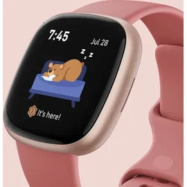 Fitbit Versa 4 aluminium kupferrosé/sandrosa