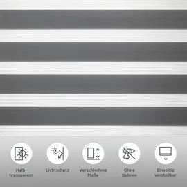 OTTO home Doppelrollo 100 x 130 cm grau