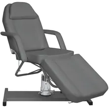 vidaXL Massagesessel 180 x 62 x 112 cm Grau mit verstellbarer Rückenlehne