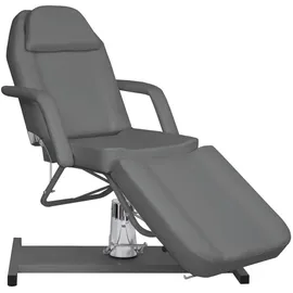 vidaXL Massagesessel 180 x 62 x 112 cm Grau mit verstellbarer Rückenlehne