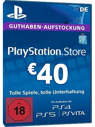 PSN Card 40 Euro [DE] - Playstation Network Guthaben