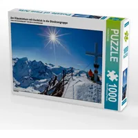 Calvendo Am Kitzsteinhorn mit Ausblick in die Glocknergruppe 1000