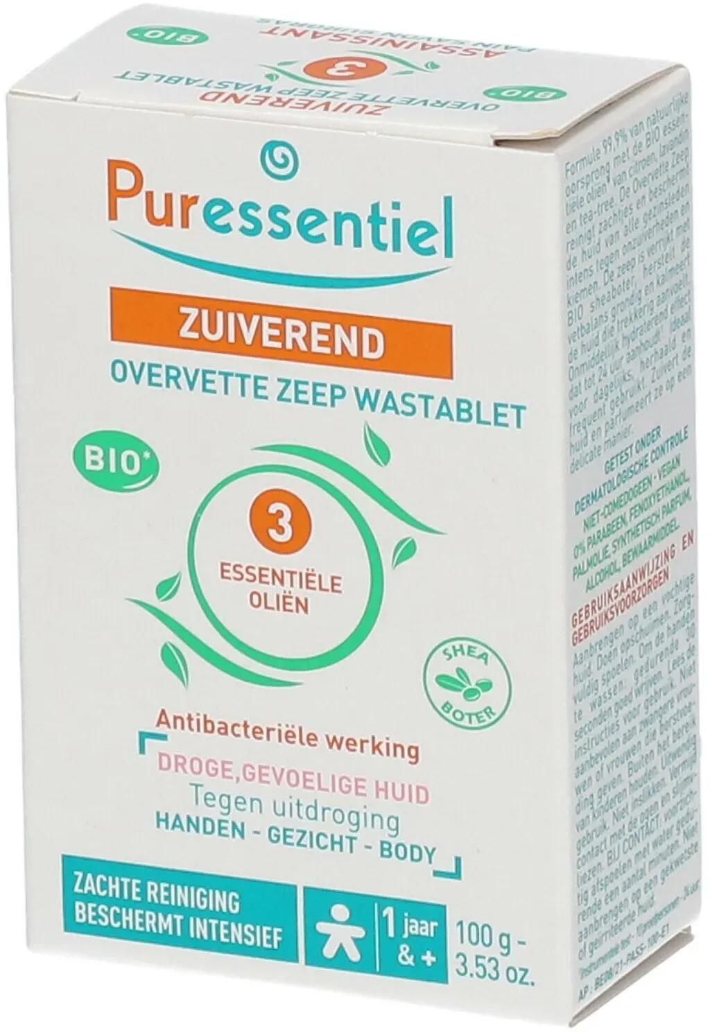 Puressentiel Rückfettendes Seifenstück