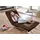 W.Schillig Relaxliege daily dreams Polyester 75 x 85 x 169 cm Braun mit Kissen