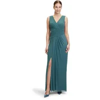 Vera Mont Abendkleid VERA MONT "Vera Mont mit V-Ausschnitt" Gr. 40, Normalgrößen, grün (dark emerald) Damen Kleider Falten