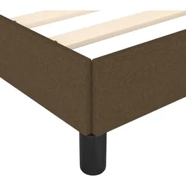 vidaXL Bettgestell 200 x 200 cm Dunkelbraun