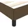 vidaXL Bettgestell 200 x 200 cm Dunkelbraun