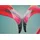 MCW Wandbild Flamingo, 100% handgemaltes Ölgemälde Gemälde XL, 90x90cm