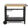 LIVOO Servierwagen für Grillplatte GS131, Schwarz