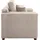 Home Affaire Loveseat Fresh Pond 140 x 95 x 96 cm Beige Polyester mit Zierkissen
