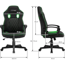 ML-Design Gaming Stuhl mit Wippfunktion,