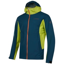 La Sportiva Wanderjacke Discover 2,5-Lagen (umweltfreundlich, lasergeschnittene Unterarmbelüftung) sturmblau Herren