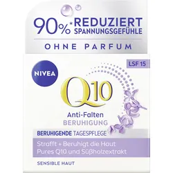 NIVEA Q10 Anti-Falten Beruhigende Tagespflege Sensible Haut LSF15