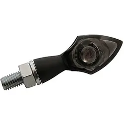 HIGHSIDER HIGHSIDER Ein-LED-Blinker PEN HEAD, getöntes Glas, schwarz