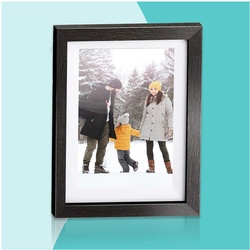 10" WF-105T-BL schwarz Holz Digitaler Bilderrahmen
