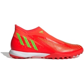 adidas Predator Edge.3 Laceless TF Herren solar red/solar green/core black 43 1/3