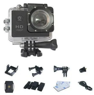Sport-Action-Kamera Full HD 1080p für Motorrad, ATV, Ski, Fahrrad und Extremsportarten