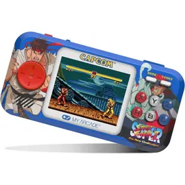 My Arcade Super Street Fighter II Pocket Player Pro tragbares Gaming-System (2 Spiele in 1)