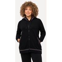 Ulla Popken Sweatjacke schwarz 54-56